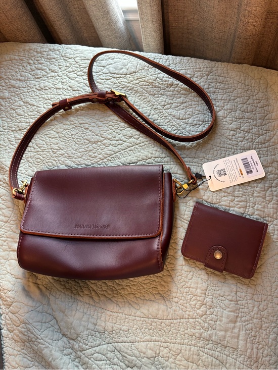 Portland Leather Handbags - Portland Leather Crossbody with Matching Card Wallet